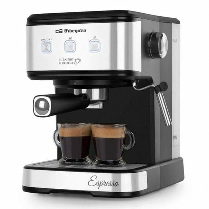 Cafetieră Express cu Braț Orbegozo EX 5200 Oțel