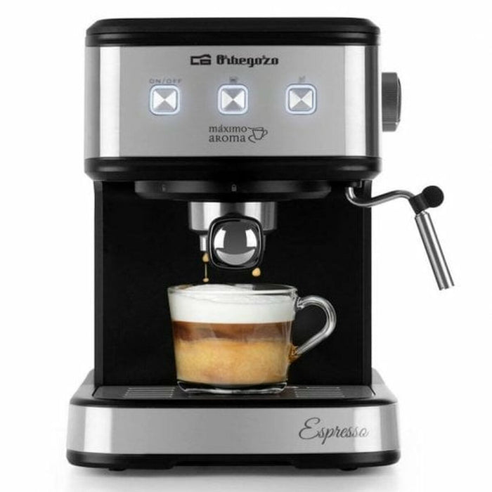 Cafetieră Express cu Braț Orbegozo EX 5200 Oțel