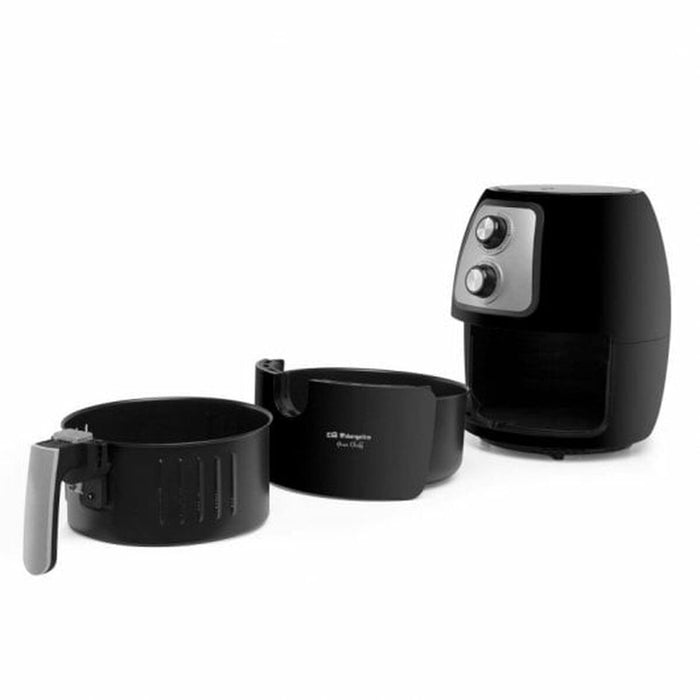 Friteuză fără Ulei Orbegozo FDR 60 Negru Multicolor 1500 W 1 L