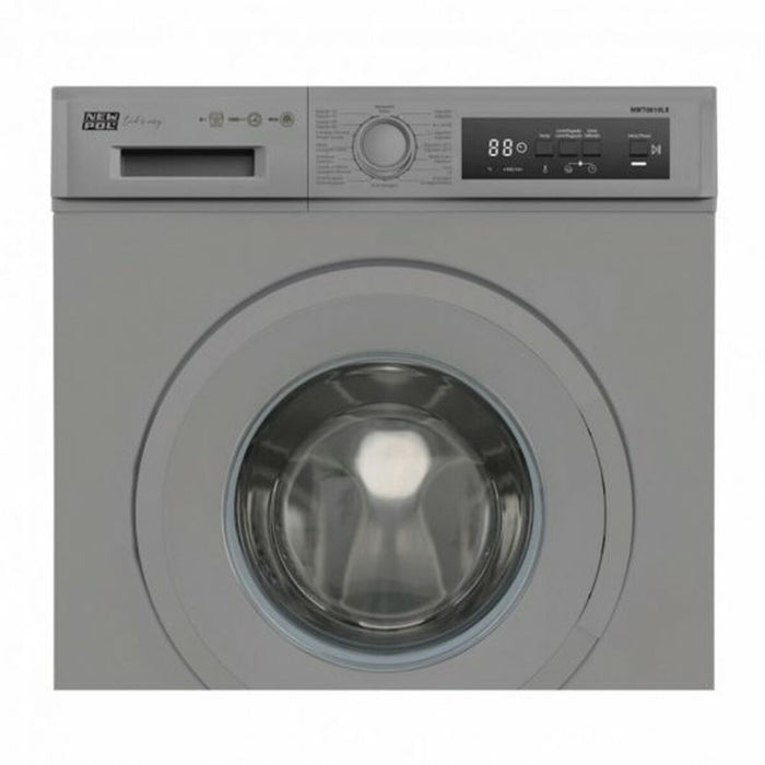 Mașină de spălat New Pol NWT0810LX Argintiu 1000 rpm 8 kg