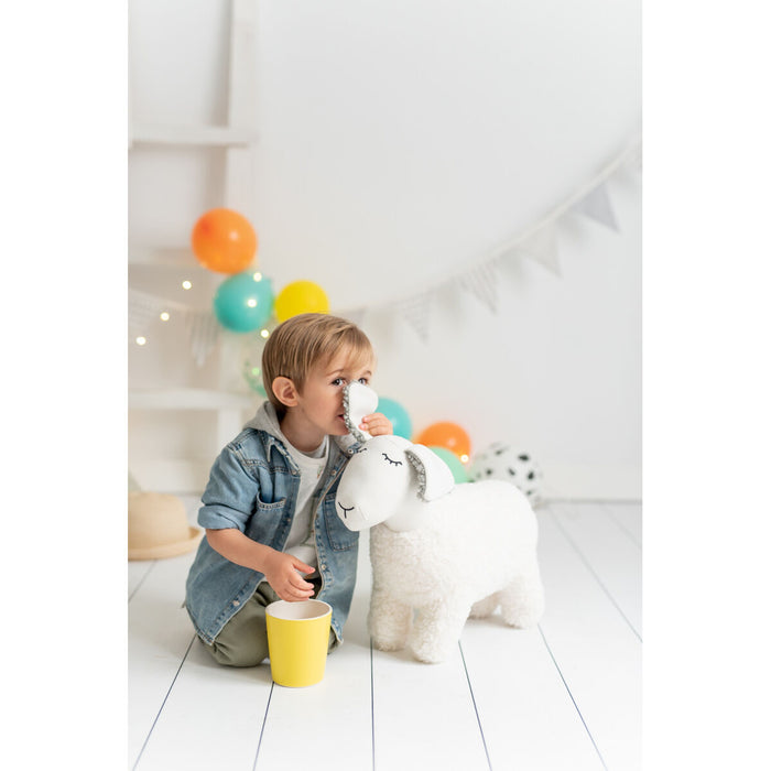 Jucărie de Pluș Crochetts AMIGURUMIS MINI Alb Oaie 49 x 34 x 18 cm