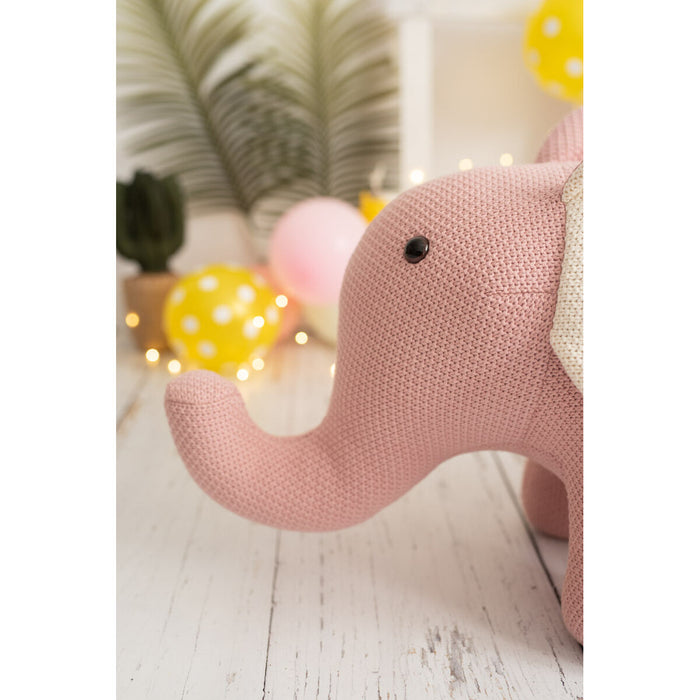 Jucărie de Pluș Crochetts AMIGURUMIS MAXI Alb Elefant 90 x 48 x 35 cm