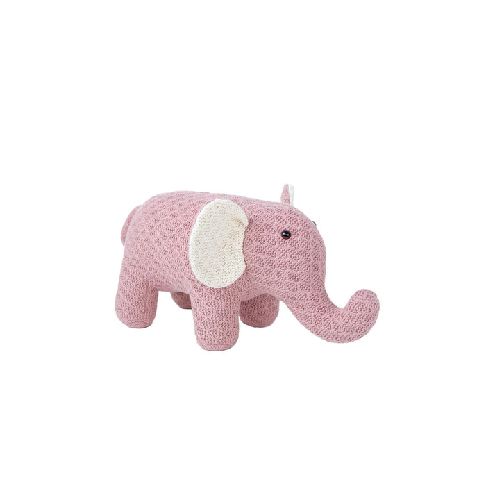 Jucărie de Pluș Crochetts AMIGURUMIS MINI Alb Elefant 48 x 23 x 26 cm