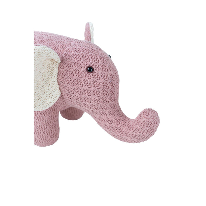 Jucărie de Pluș Crochetts AMIGURUMIS MINI Alb Elefant 48 x 23 x 26 cm