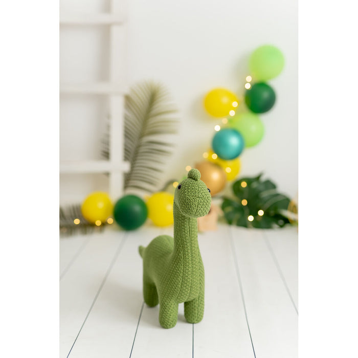 Jucărie de Pluș Crochetts AMIGURUMIS MINI Verde Dinozaur 47 x 41 x 13 cm