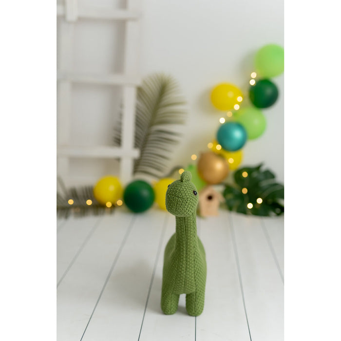 Jucărie de Pluș Crochetts AMIGURUMIS MINI Verde Dinozaur 47 x 41 x 13 cm