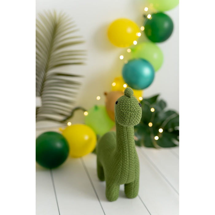 Jucărie de Pluș Crochetts AMIGURUMIS MINI Verde Dinozaur 47 x 41 x 13 cm