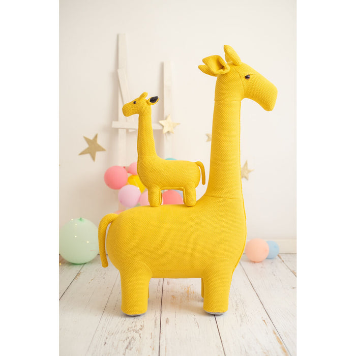 Jucărie de Pluș Crochetts AMIGURUMIS PACK Galben Girafă 53 x 16 x 55 cm 90 x 33 x 128 cm 2 Piese