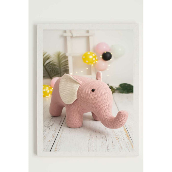 Tablou Crochetts Multicolor 33 x 43 x 2 cm Elefant