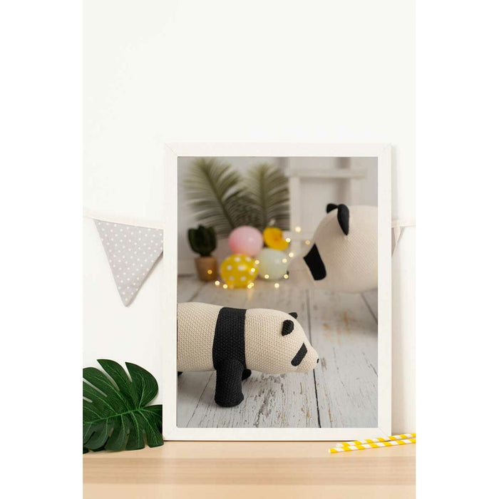 Tablou Crochetts Multicolor 33 x 43 x 2 cm Urs Panda