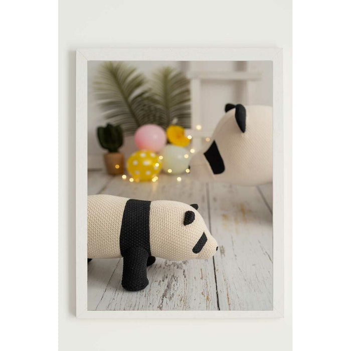 Tablou Crochetts Multicolor 33 x 43 x 2 cm Urs Panda