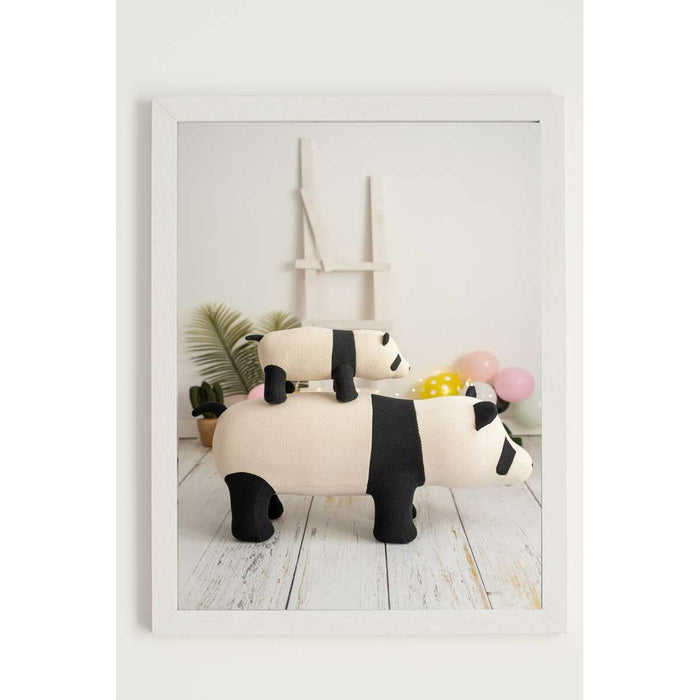 Tablou Crochetts Multicolor 33 x 43 x 2 cm Urs Panda
