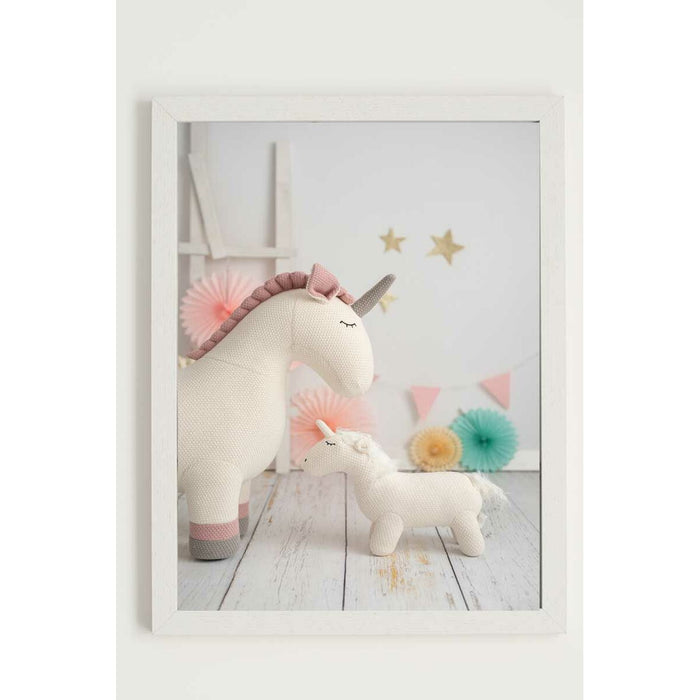 Tablou Crochetts Multicolor 33 x 43 x 2 cm Unicorn
