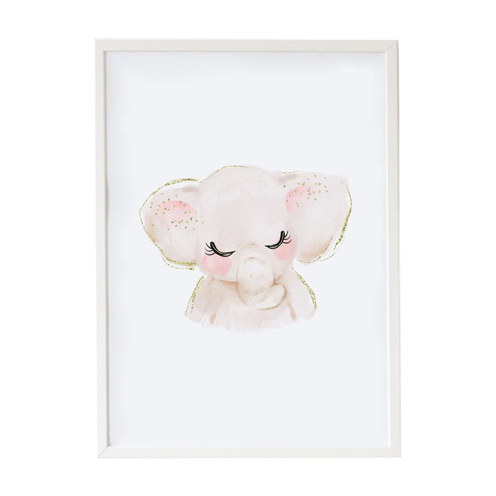Tablou Crochetts Multicolor Lemn MDF 33 x 43 x 2 cm Elefant