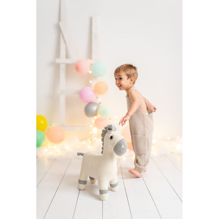 Jucărie de Pluș Crochetts AMIGURUMIS MINI Alb Cal 38 x 42 x 18 cm