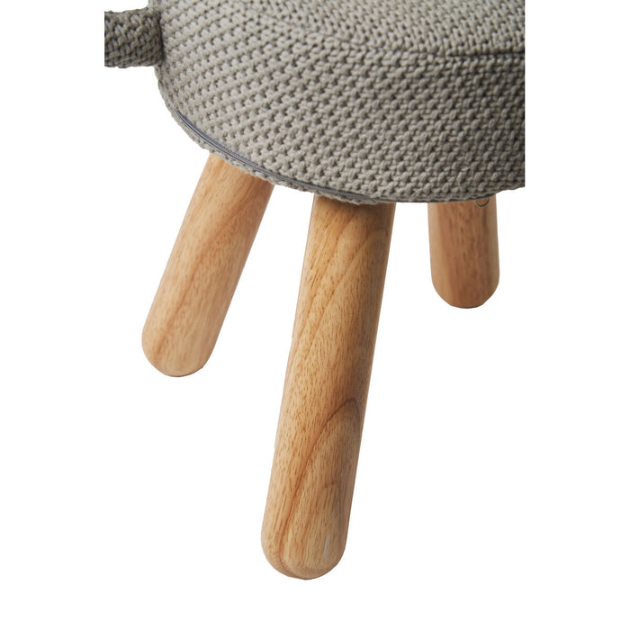 Taburet Crochetts Albastru Gri 40 x 45 x 26 cm Câine