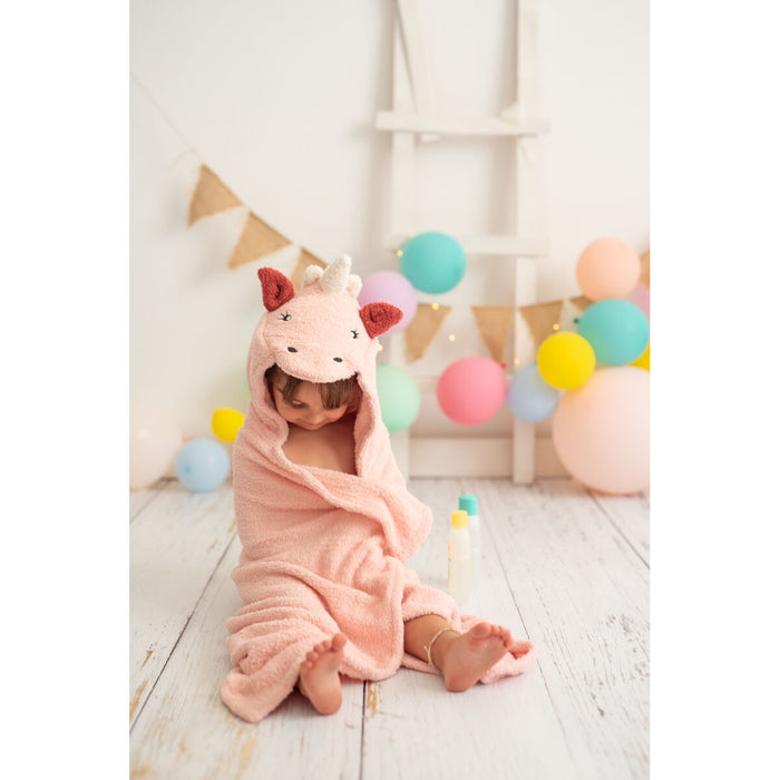 Prosop de baie Crochetts Roz 126 x 2 x 110 cm Unicorn