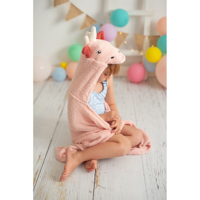 Prosop de baie Crochetts Roz 126 x 2 x 110 cm Unicorn