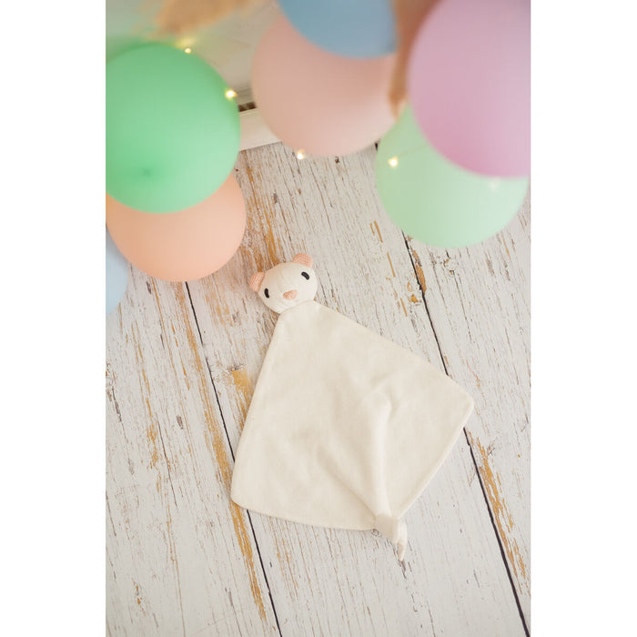 Doudou Crochetts Bebe Doudou Alb Urs 39 x 1 x 28 cm