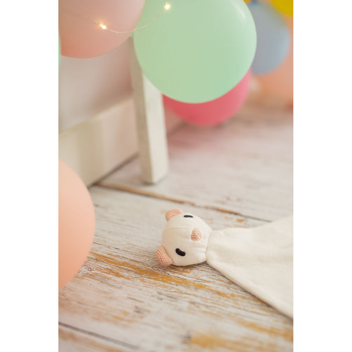Doudou Crochetts Bebe Doudou Alb Urs 39 x 1 x 28 cm