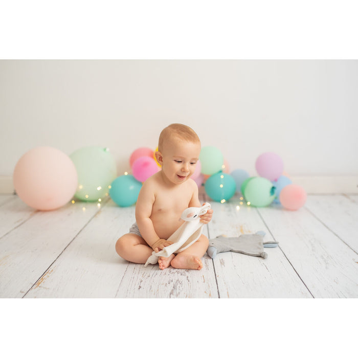Doudou Crochetts Bebe Doudou Alb Urs 39 x 1 x 28 cm
