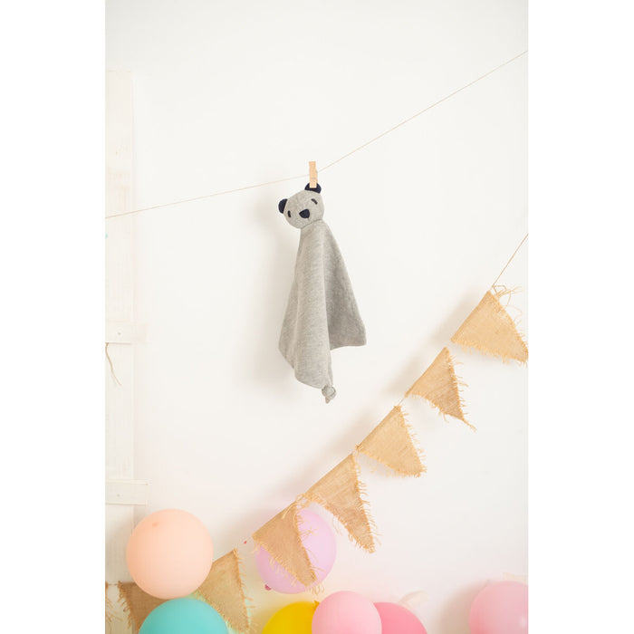 Doudou Crochetts Bebe Doudou Gri Urs 39 x 1 x 28 cm