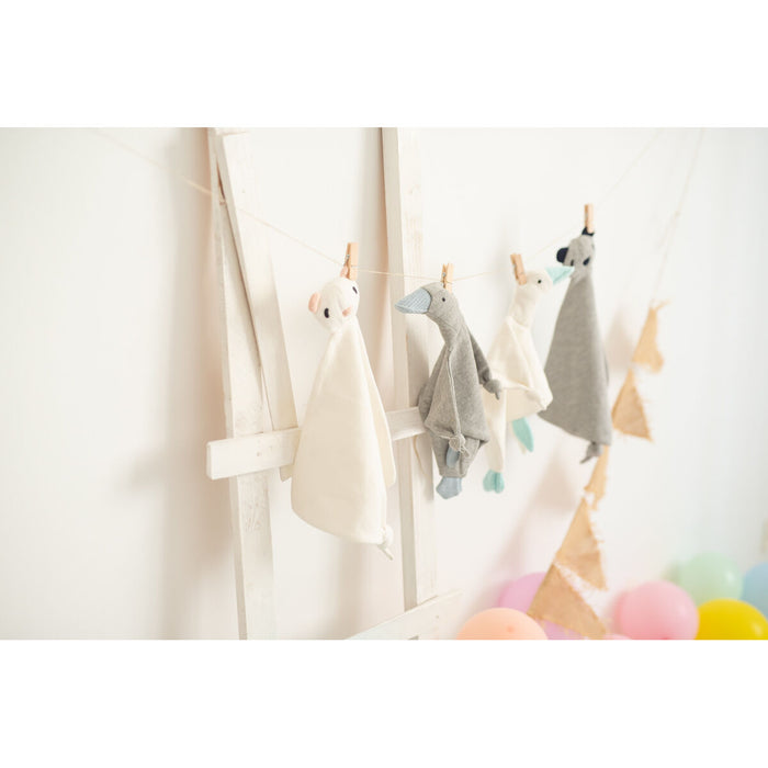 Doudou Crochetts Bebe Doudou Gri Urs 39 x 1 x 28 cm