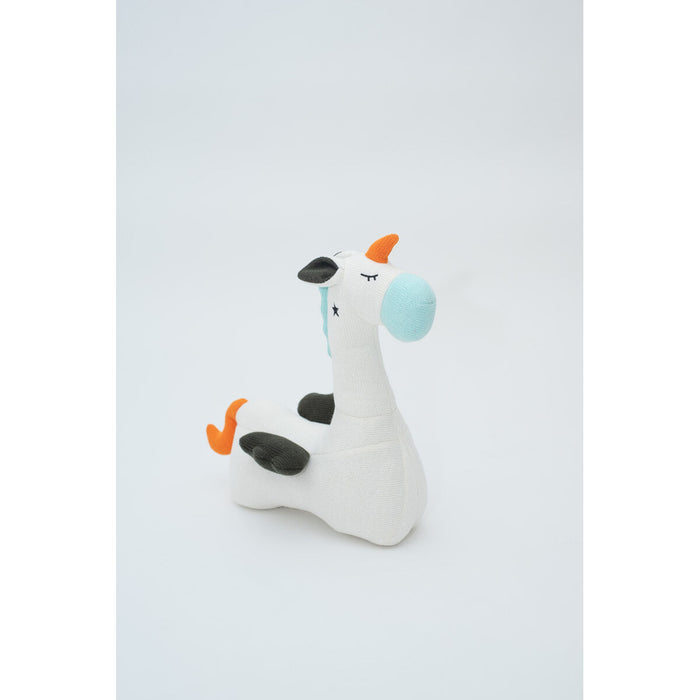 Jucărie de Pluș Crochetts AMIGURUMIS MINI Albastru Alb Pegaso 65 x 43 x 18 cm