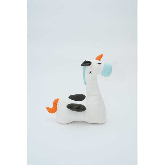 Jucărie de Pluș Crochetts AMIGURUMIS MINI Albastru Alb Pegaso 65 x 43 x 18 cm