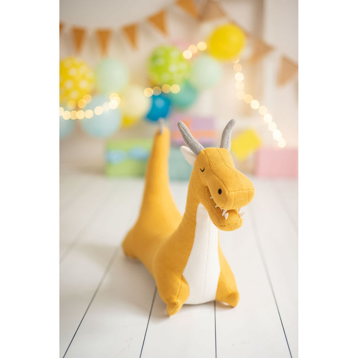 Jucărie de Pluș Crochetts AMIGURUMIS MINI Alb Dragon 65 x 43 x 18 cm