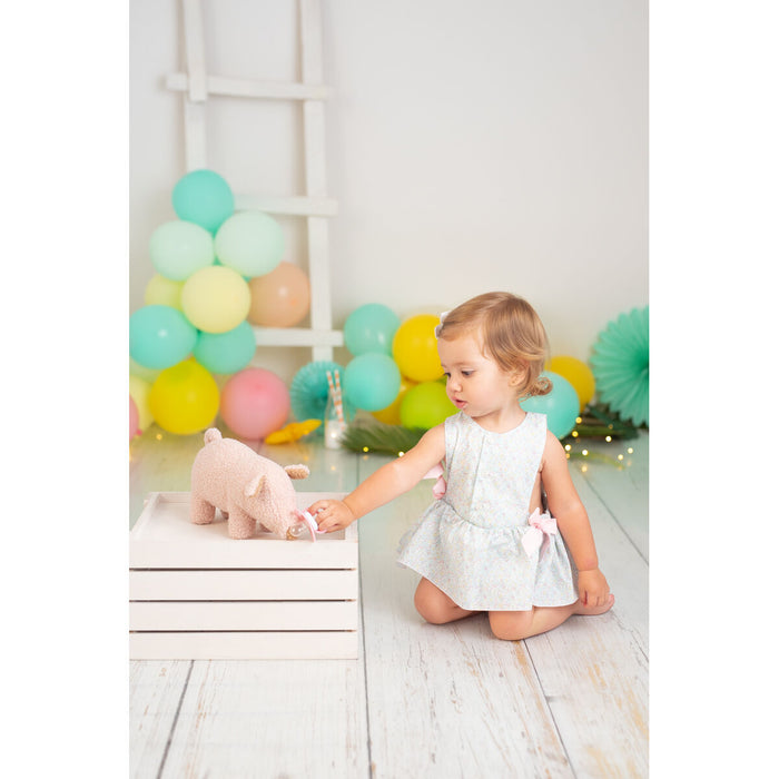 Jucărie de Pluș Crochetts Bebe Roz Porc 30 x 13 x 8 cm