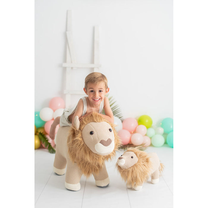 Jucărie de Pluș Crochetts AMIGURUMIS MINI Maro Leu 45 x 16 x 27 cm 84 x 32 x 57 cm 2 Piese