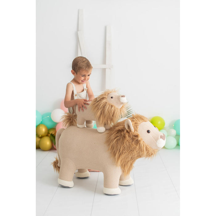 Jucărie de Pluș Crochetts AMIGURUMIS MINI Maro Leu 45 x 16 x 27 cm 84 x 32 x 57 cm 2 Piese