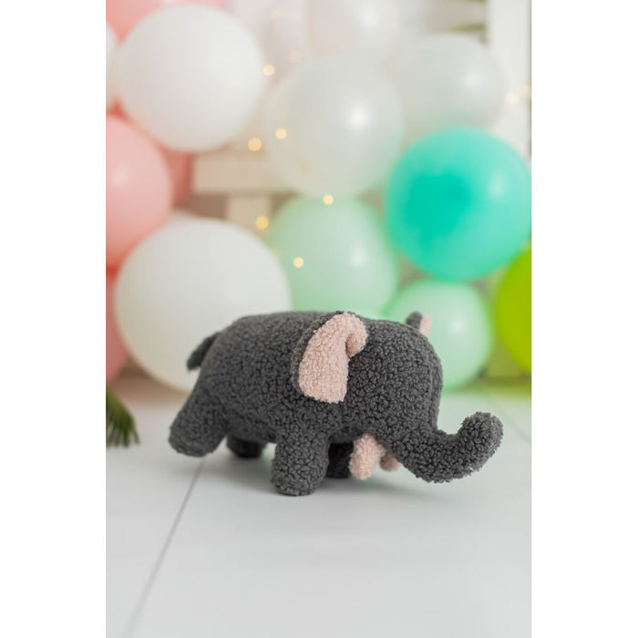 Jucărie de Pluș Crochetts Bebe Maro Elefant 27 x 13 x 11 cm