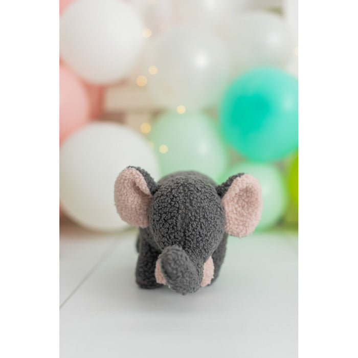 Jucărie de Pluș Crochetts Bebe Maro Elefant 27 x 13 x 11 cm