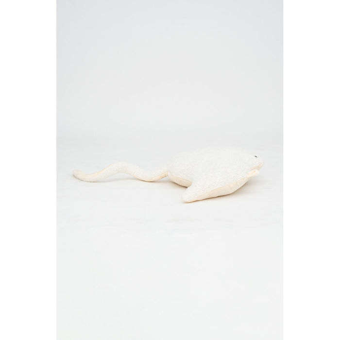 Jucărie de Pluș Crochetts OCÉANO Alb Diavolul mare gigant (Manta Ray) 67 x 77 x 11 cm