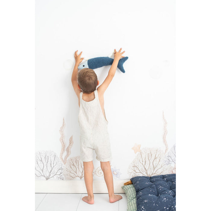 Jucărie de Pluș Crochetts OCÉANO Albastru închis Pești 11 x 6 x 46 cm 9 x 5 x 38 cm 2 Piese