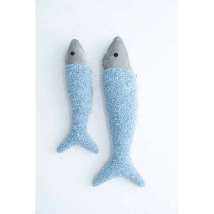 Jucărie de Pluș Crochetts OCÉANO Albastru deschis Pești 11 x 6 x 46 cm 9 x 5 x 38 cm 2 Piese