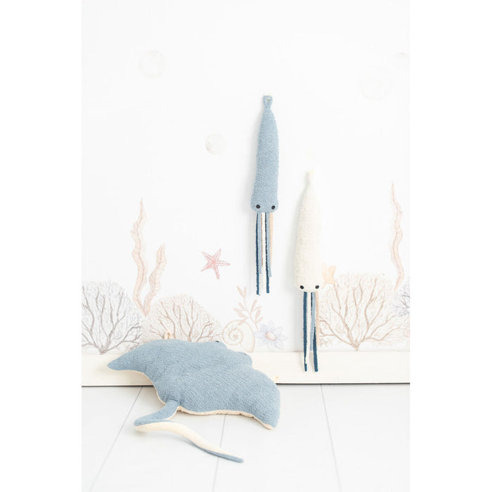 Set de jucării Crochetts OCÉANO Albastru Alb Caracatiță 8 x 59 x 5 cm 2 Piese