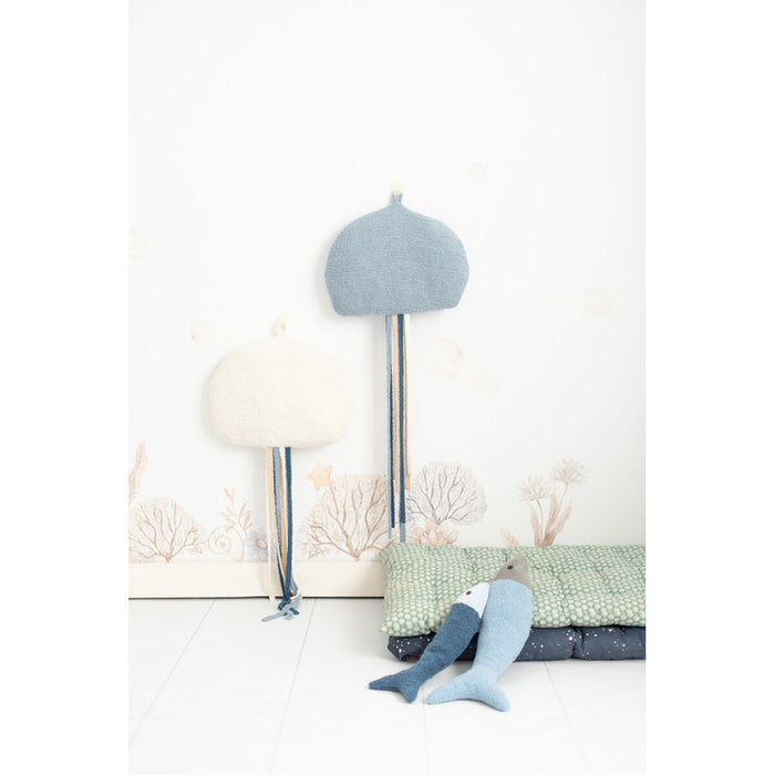 Set de jucării Crochetts OCÉANO Albastru Alb Meduză 40 x 95 x 8 cm 2 Piese
