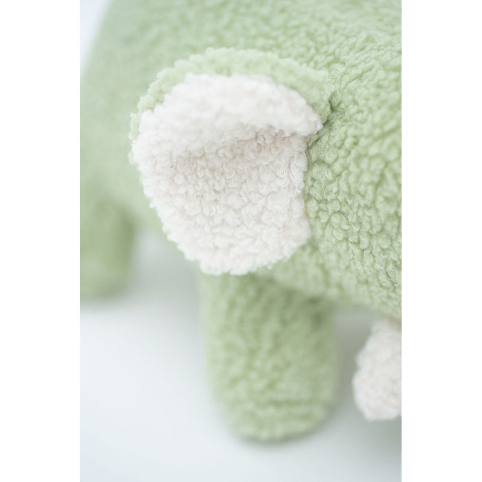 Jucărie de Pluș Crochetts Bebe Verde Elefant 27 x 13 x 11 cm 2 Piese