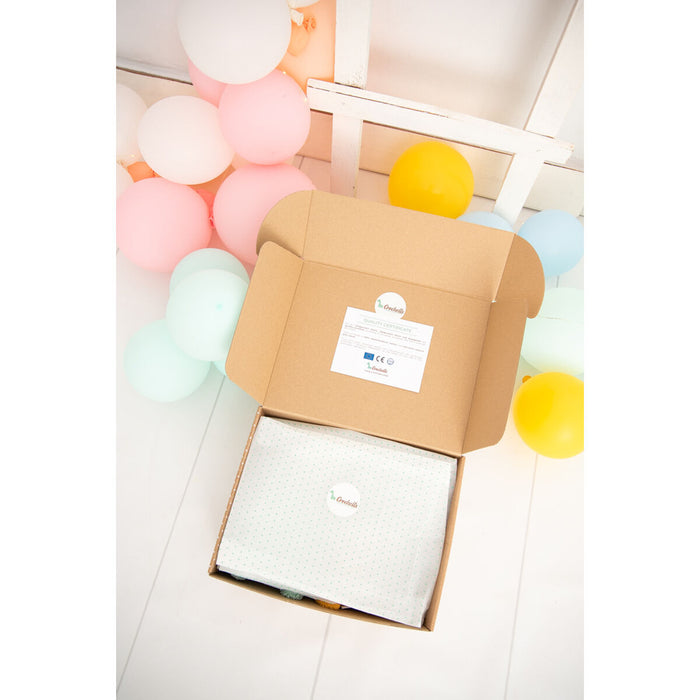 Jucărie de Pluș Crochetts Bebe Verde Gri Elefant Porc 30 x 13 x 8 cm 3 Piese