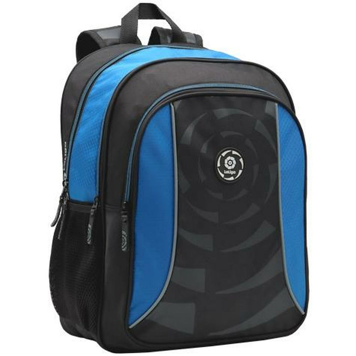 Ghiozdan LaLiga Navy Compact Negru Albastru (31 x 43 x 13 cm)