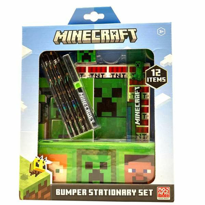 Set de Papetărie Minecraft 29,5 x 25 x 3 cm 12 Piese