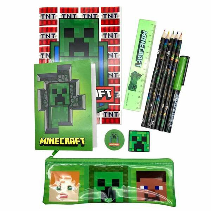 Set de Papetărie Minecraft 29,5 x 25 x 3 cm 12 Piese
