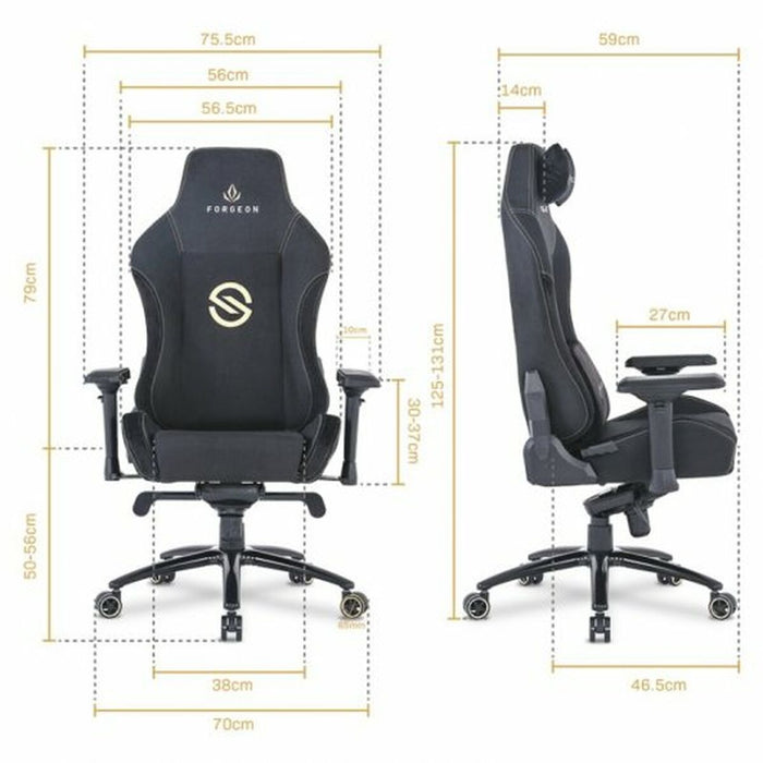 Scaun Gaming Forgeon Spica Negru