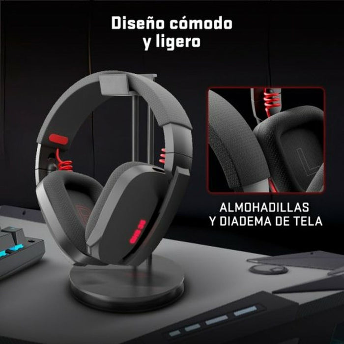 Căști cu Microfon Tempest Negru