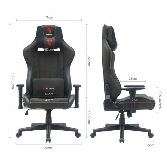 Scaun Gaming Tempest Bigboy  Negru
