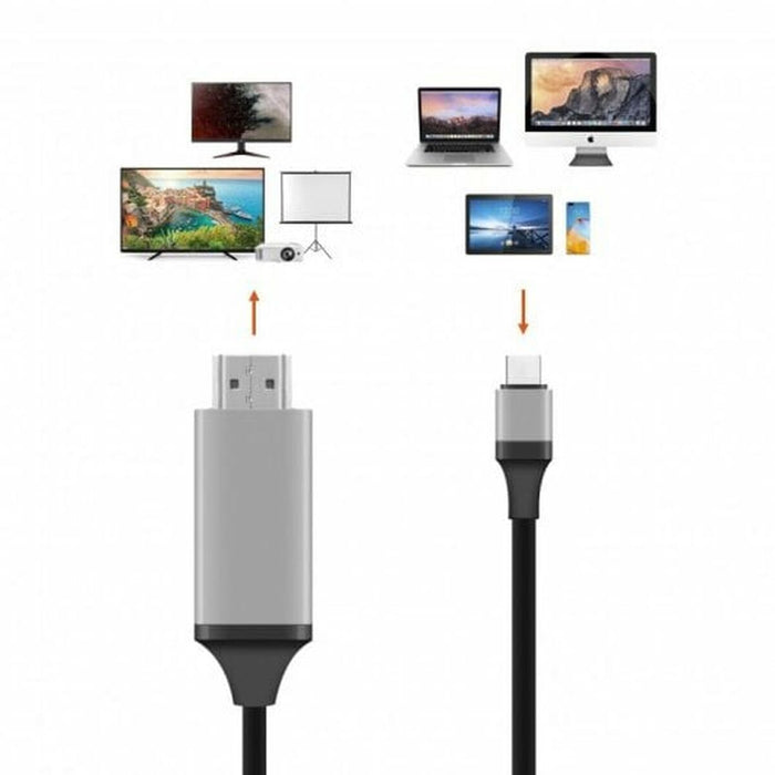 Cablu USB-C la HDMI PcCom Essential 1,8 m