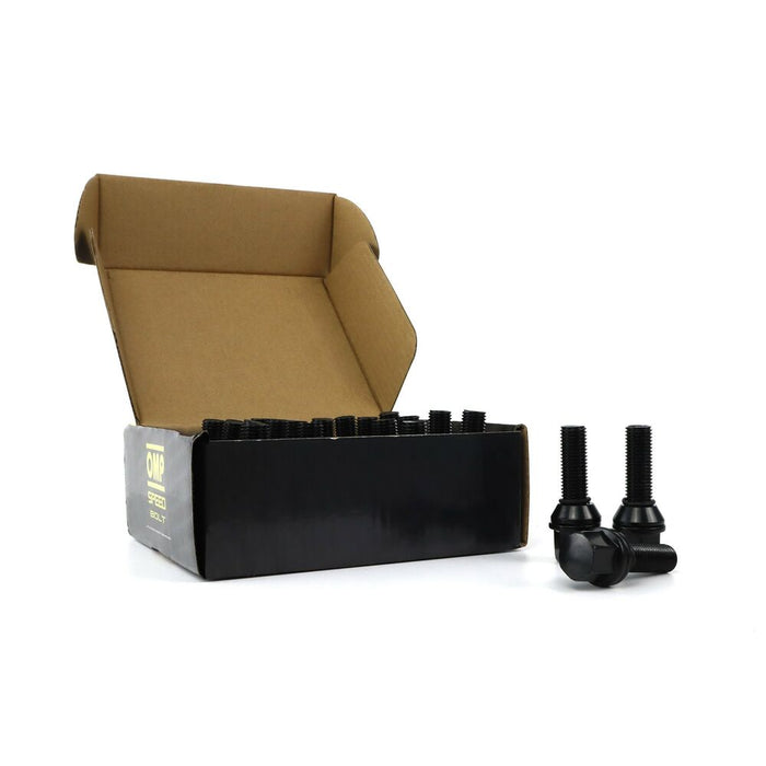 Set Piulițe OMP 27 mm Negru 20 uds M12 x 1,25